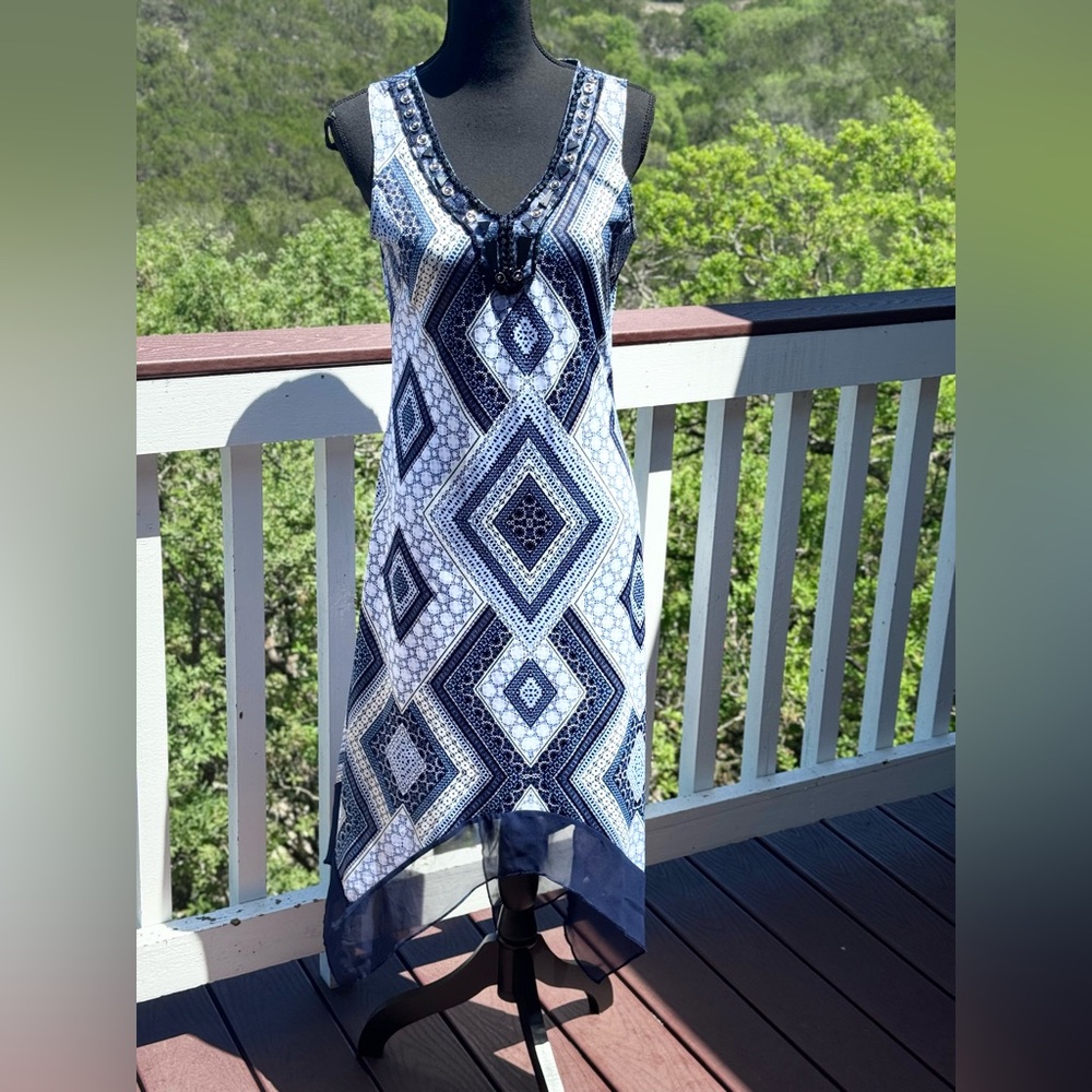 PerSeption‎ Concept Blue Handkerchief Dress